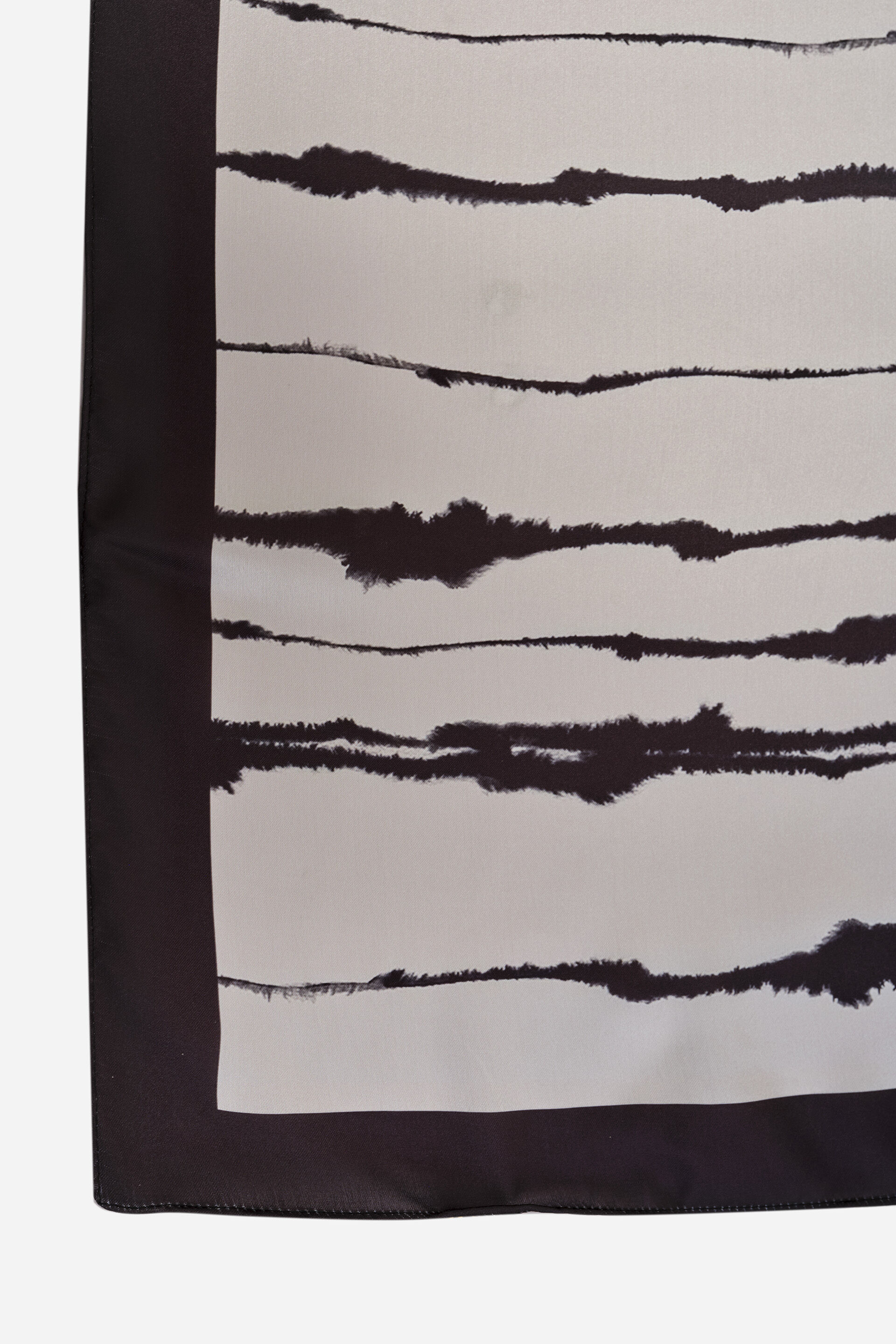 Ivory Linear Print Stole, , image 1